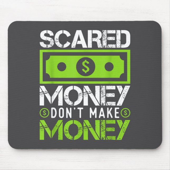 Ed Money Dont Make Money Dollar Cash Graphic Boss  Mouse Pad (Front)