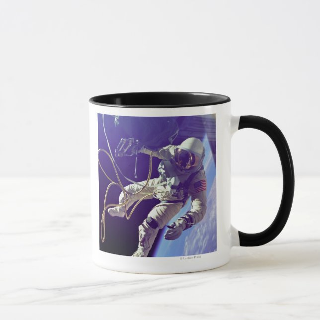 Ed White First American Spacewalker Photograph Mug (Right)