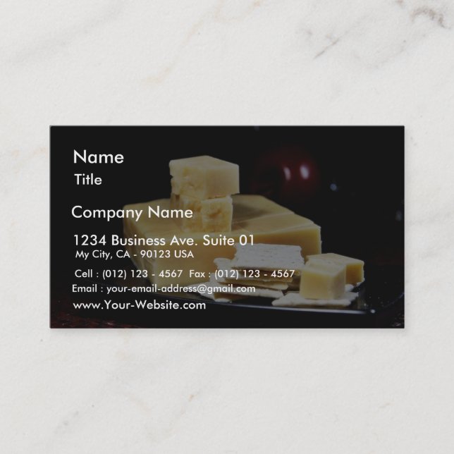 Edam Cheeses Business Card (Front)