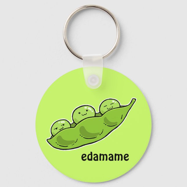 Edamame Key Chain (Front)