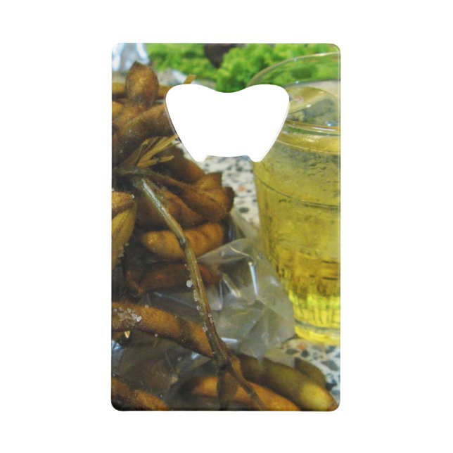 Edamame Thai Style Credit Card Bottle Opener (Front)