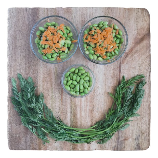 Edamame Trivet Housewarming Gift Kitchen Decor (Front)
