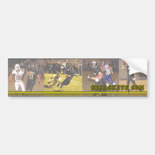 Edcouch Elsa Football bumper sticker | Zazzle