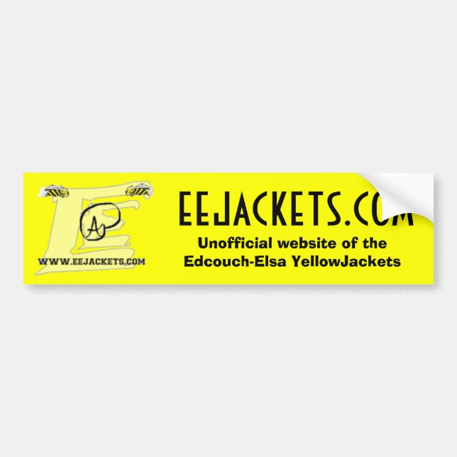 Edcouch-Elsa Unofficial website logo Bumper Sticker (Front)