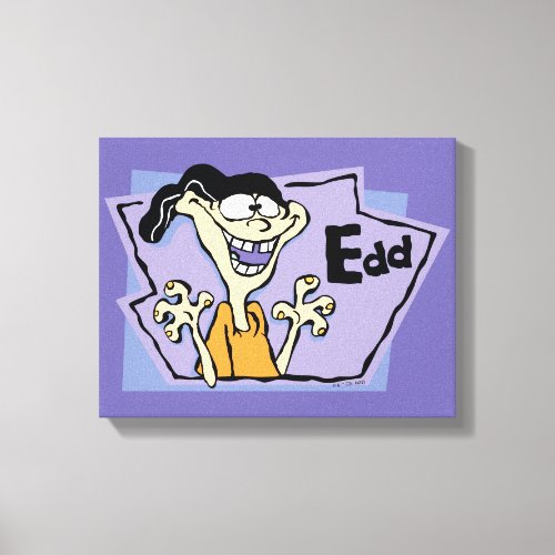 Edd Character Graphic Canvas Print