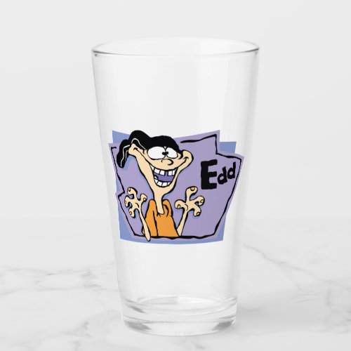 Edd Character Graphic Glass