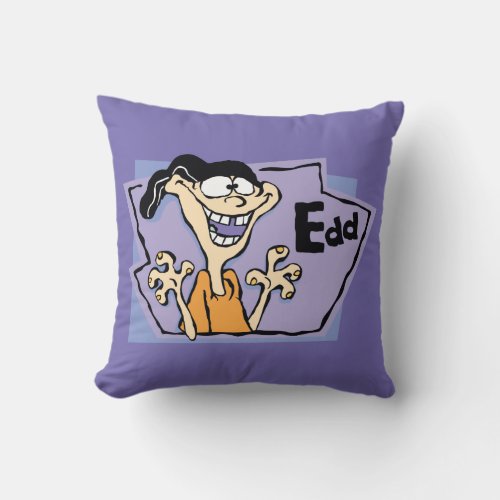 Edd Character Graphic Throw Pillow