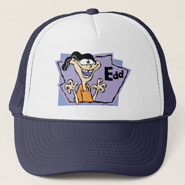 Edd Character Graphic Trucker Hat (Front)