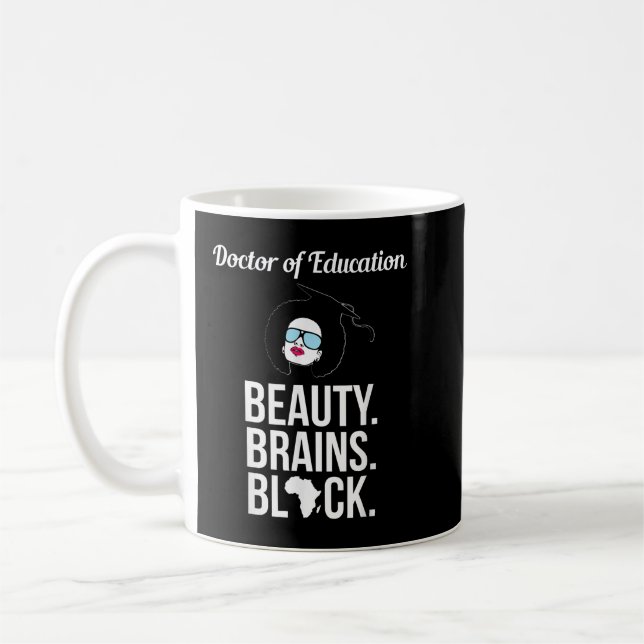 EdD Doctor of Education Defended Doctorate Graduat Coffee Mug (Left)