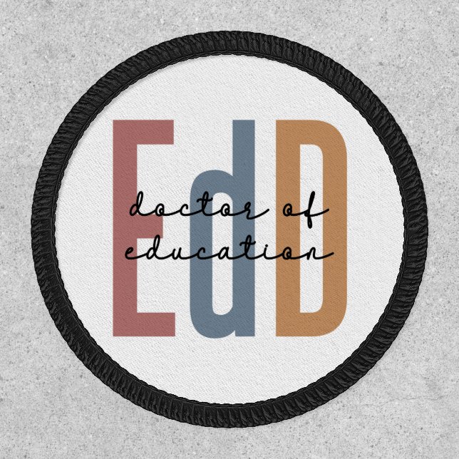 EdD Doctor Of Education Graduation Patch (Front)