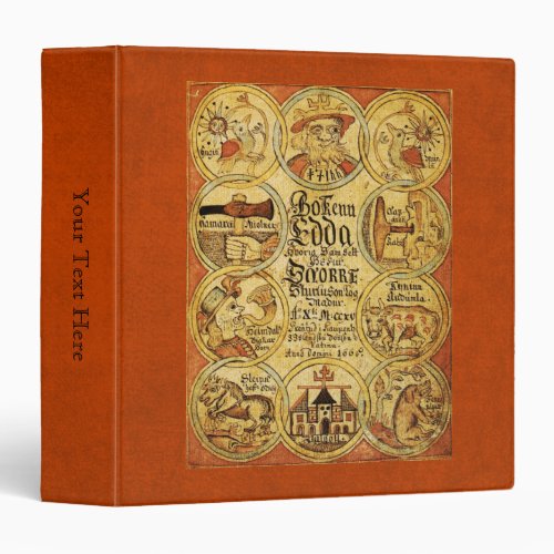 Edda Norse Mythology Binder