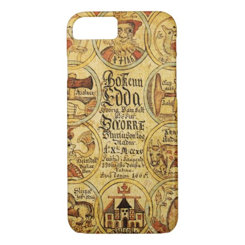 Edda Norse Mythology iPhone 87 Case