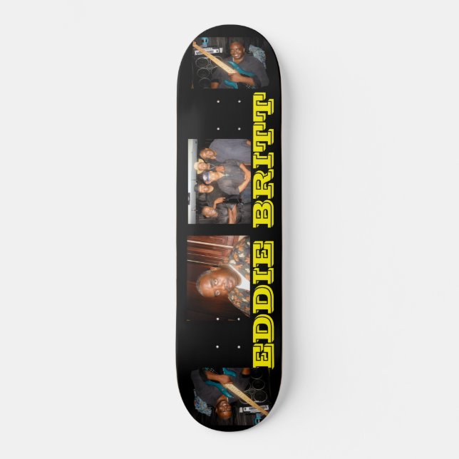 EDDIE BRITT Skateboard (Front)