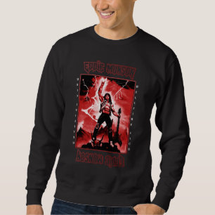 Eddie Munson Lightning Guitar Power Sweatshirt
