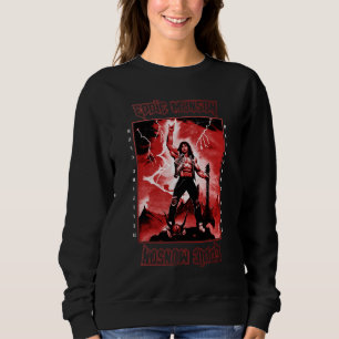 Eddie Munson Lightning Guitar Power Sweatshirt