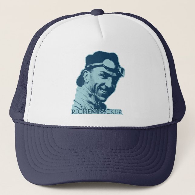 Eddie Rickenbacker - color Trucker Hat (Front)