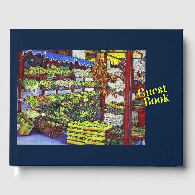 Eddie’s Market Guest Book (Front)