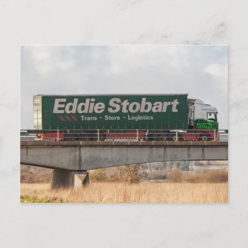 Eddie Stobart truck postcard