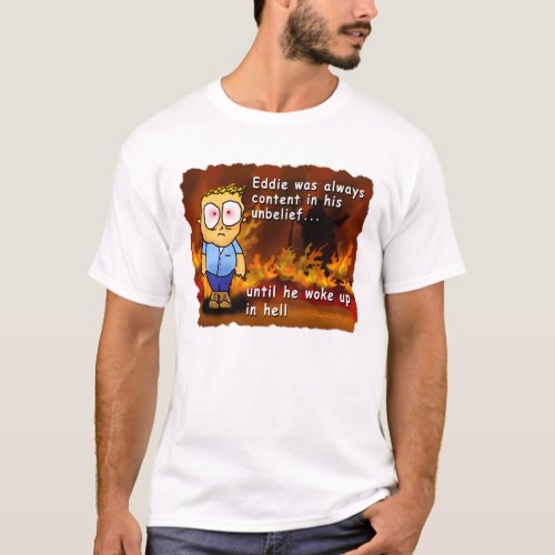 Eddie Wakes Up in Hell T_Shirt