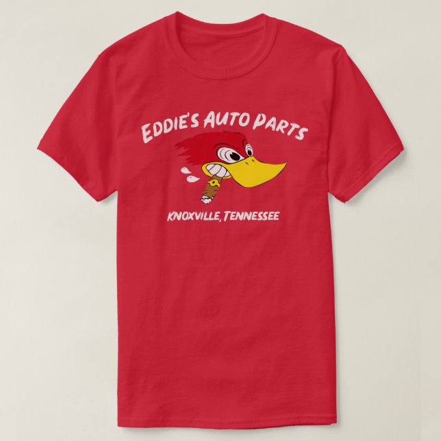 Eddies Auto Parts  T-Shirt (Design Front)