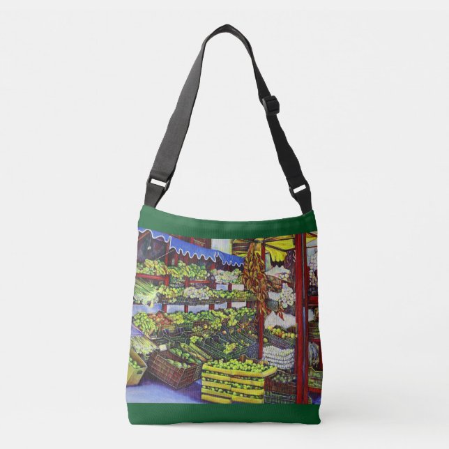 Eddie's Market Crossbody Bag (Front)