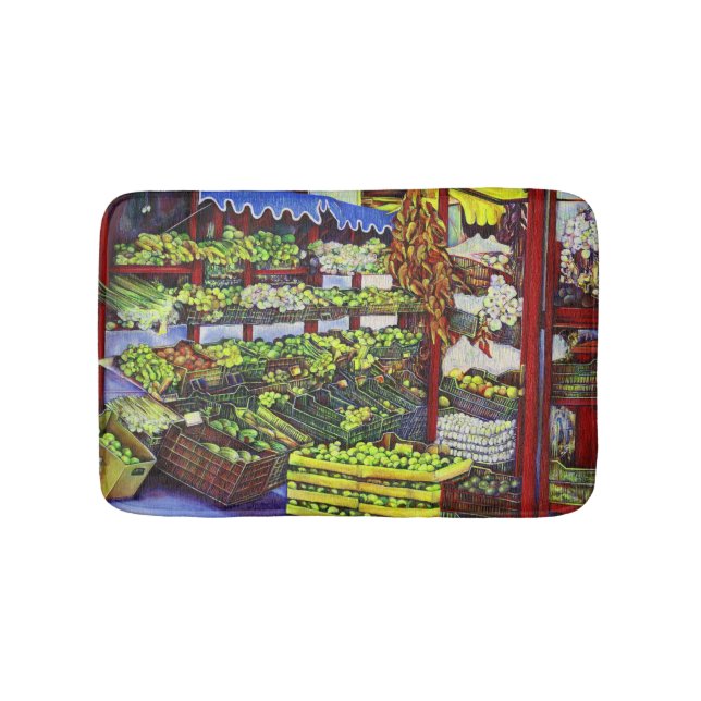 Eddie's Market, Hungary Bathroom Mat (Front)