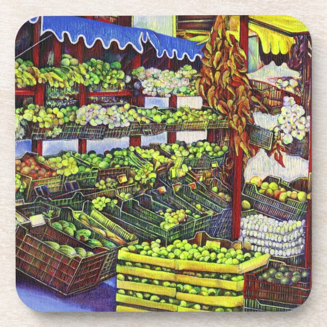 Eddie's Market, Hungary Beverage Coaster (Front)