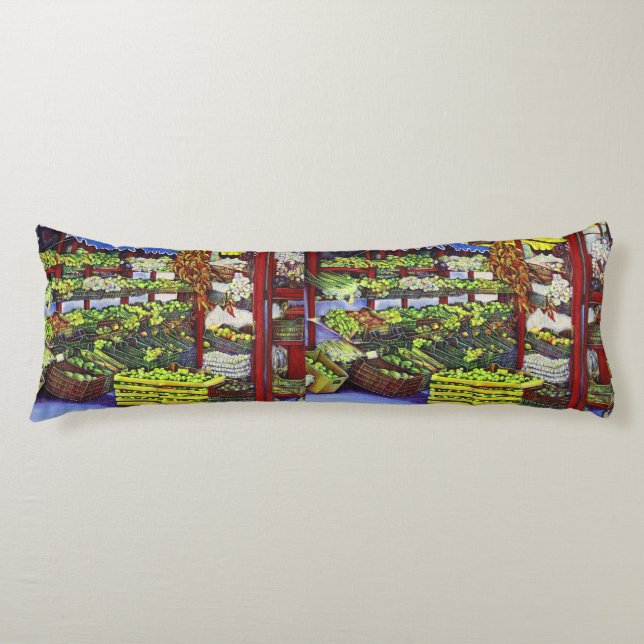 Eddie's Market, Hungary Body Pillow (Front)