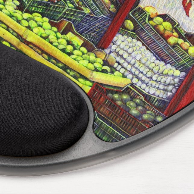 Eddie's Market, Hungary Gel Mouse Pad (Right Side)