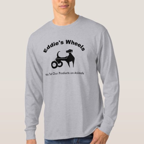 Eddies Wheels Long Sleeve Light T_Shirt