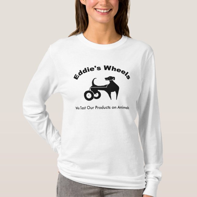 Eddie's Wheels Womens Hoodie T-Shirt (Front)