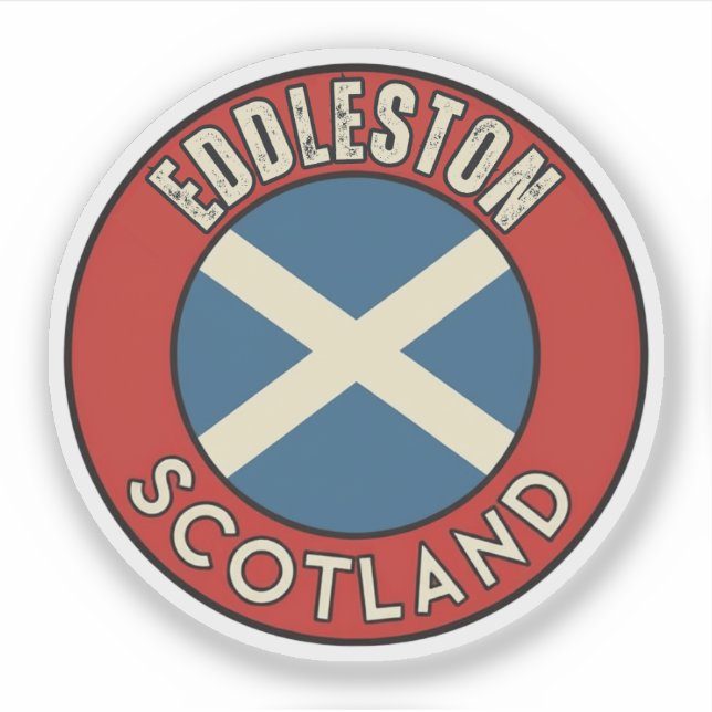 Eddleston, Scotland Sticker (Front)