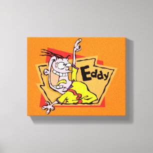 Eddy Character Graphic Canvas Print