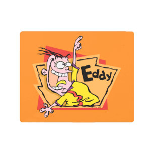 Eddy Character Graphic Metal Print