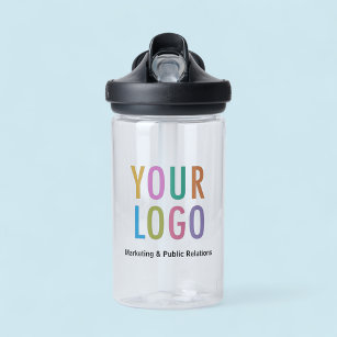 Eddy®+ Kid's Small Water Bottle with Logo 14 oz