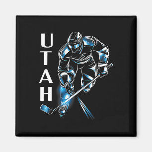 Eddy's Canyon Hockey Uni-adult Utah Hockey  Magnet
