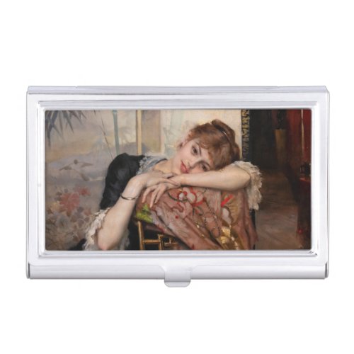 Edelfelt _ Parisienne  Virginie Business Card Case