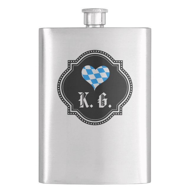 Edelstahl Flachmann Hip Flask (Front)