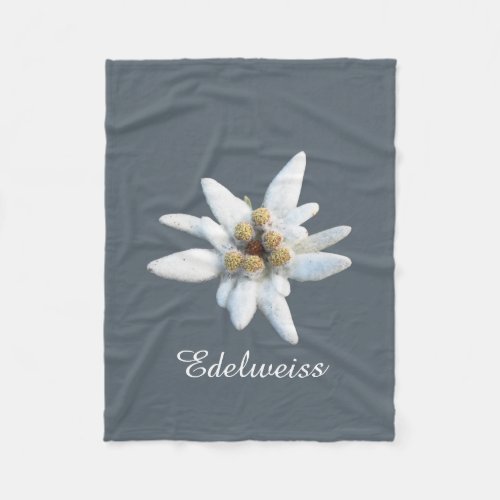 Edelweiss Bloom Fleece Blanket