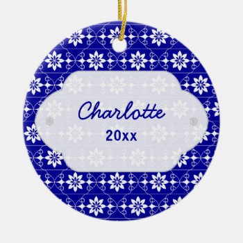 Edelweiss Christmas Ornament by StriveDesigns at Zazzle
