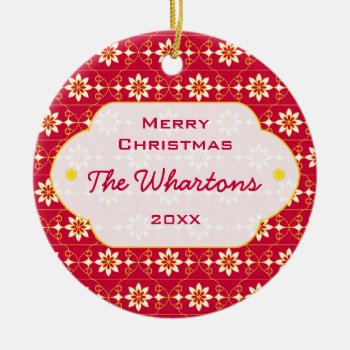 Edelweiss Christmas Ornament by StriveDesigns at Zazzle