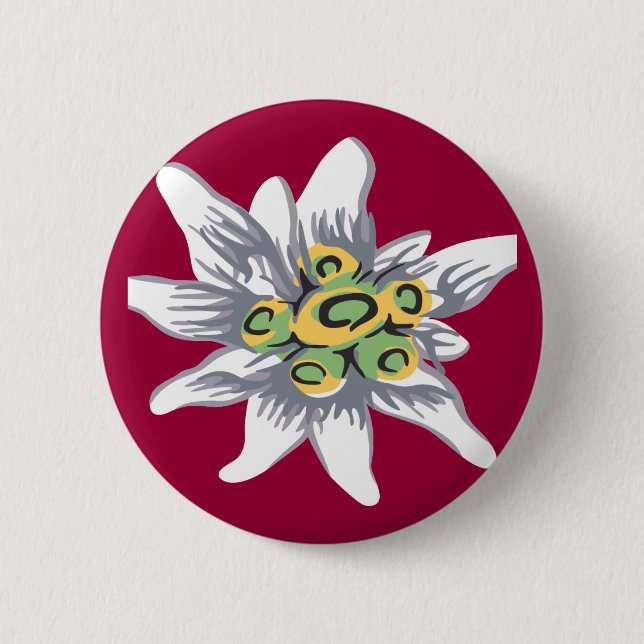 Edelweiss flower button (Front)