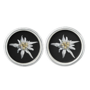 Edelweiss Flower Cuff Links