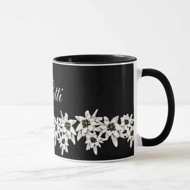 Edelweiss Flower Mug (Right)
