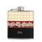 Edelweiss Flowers Custom Flask