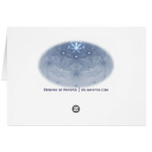Edelweiss Flowers Fractal Art Cards (Back Horizontal)