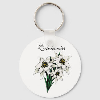 Edelweiss Flowers Keychain