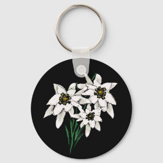 Edelweiss Flowers Keychain