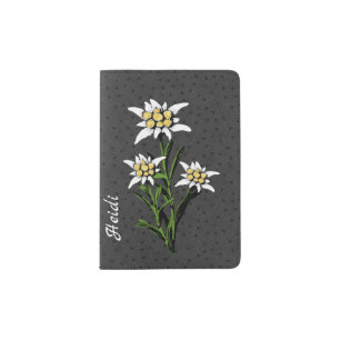 Edelweiss Flowers Passport Holder
