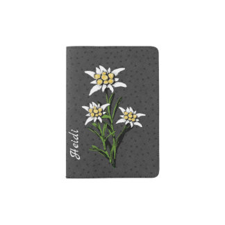 Edelweiss Flowers Passport Holder